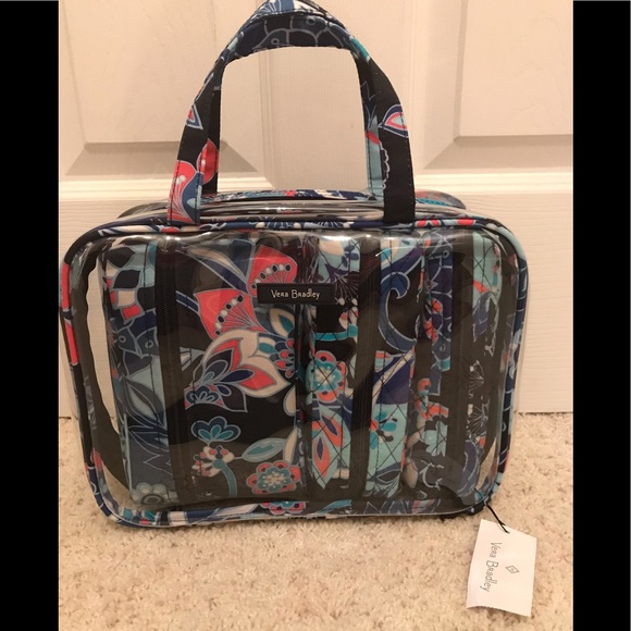 Vera Bradley Handbags - Vera Bradley Lotus Flower Swirl Cosmetic Organizer